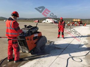 Taiere pardoseala cu disc diamantat