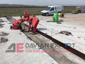 Realizare rosturi de dilatare pentru piste aeroport